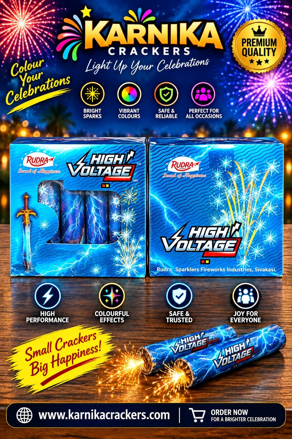 High Voltage Crackling (2PCs)