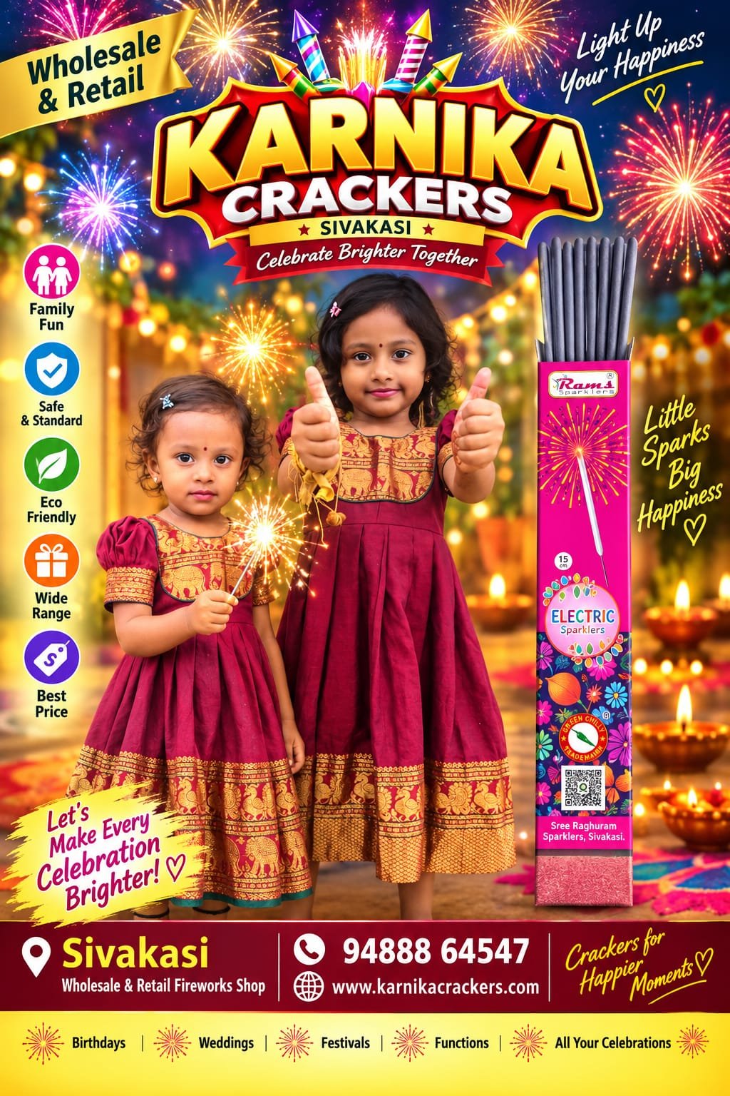 15cm Electric Sparklers